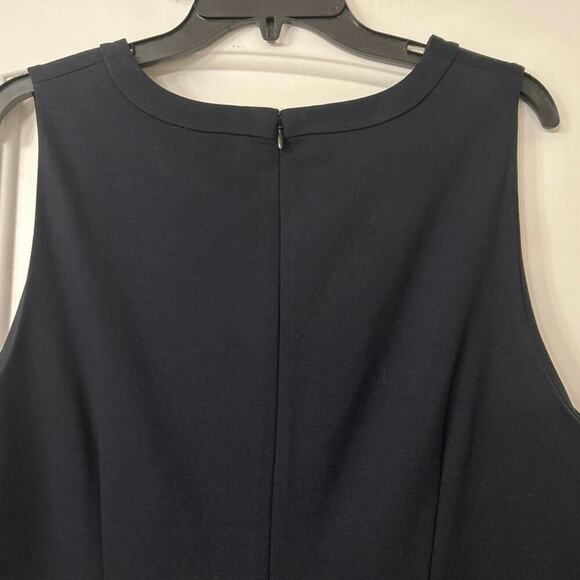 J Crew Black Ponte Knit Stretch Sleeveless Sheath Dress Minimalist Versatile 18 - Picture 10 of 15